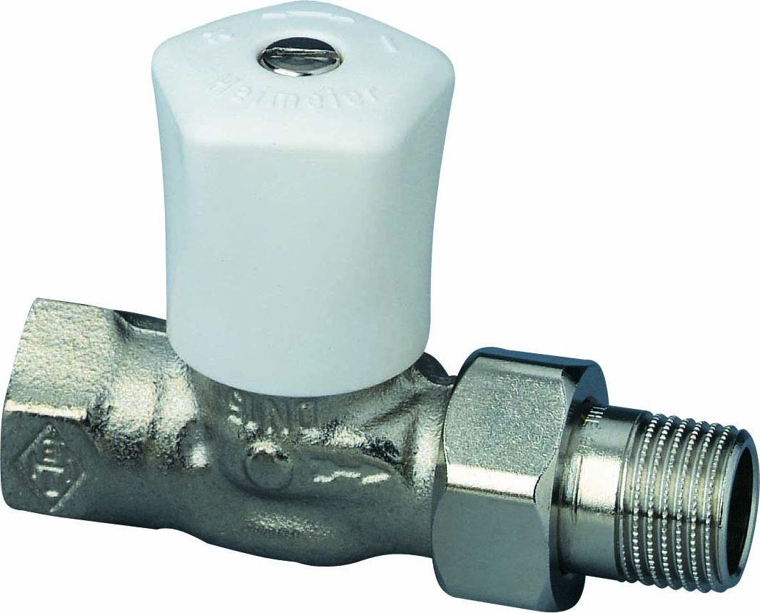 Heimeier Radiatorafsluiter Mikrotherm Radiatorafsl- Recht- Dn32- Brons Vern-