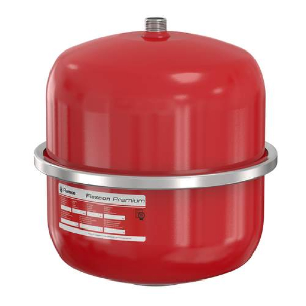 Flamco Flexcon Premium expansievat 12 liter 1 bar - rood