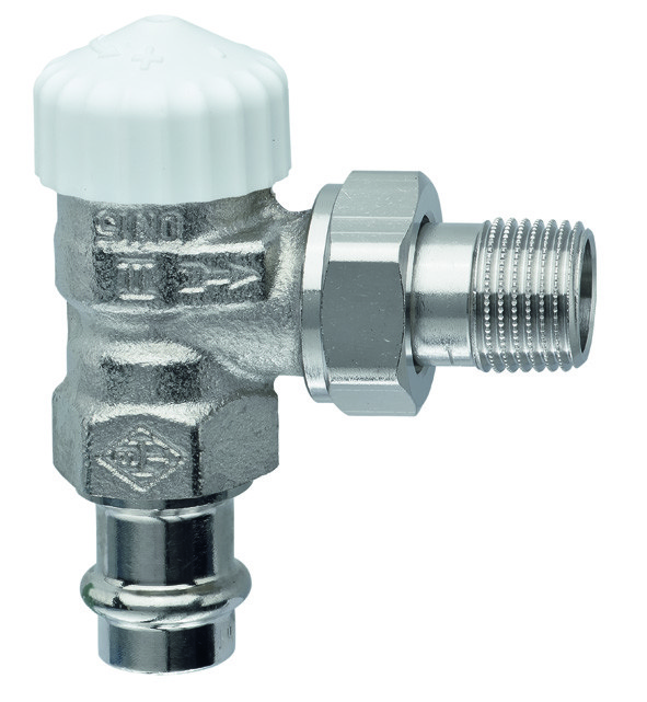 Heimeier Radiatorafsluiter Therm Afsl V-exakt Ii Met Viega-pers Sc-contur Dn15 H