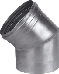 Burgerhout Alu-fix Segmentbocht 250 45°
