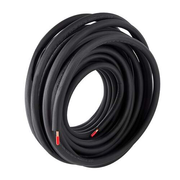 Aircotube geïsoleerde koelleiding S330-B Ø3/8" - rol 30 meter - zwart