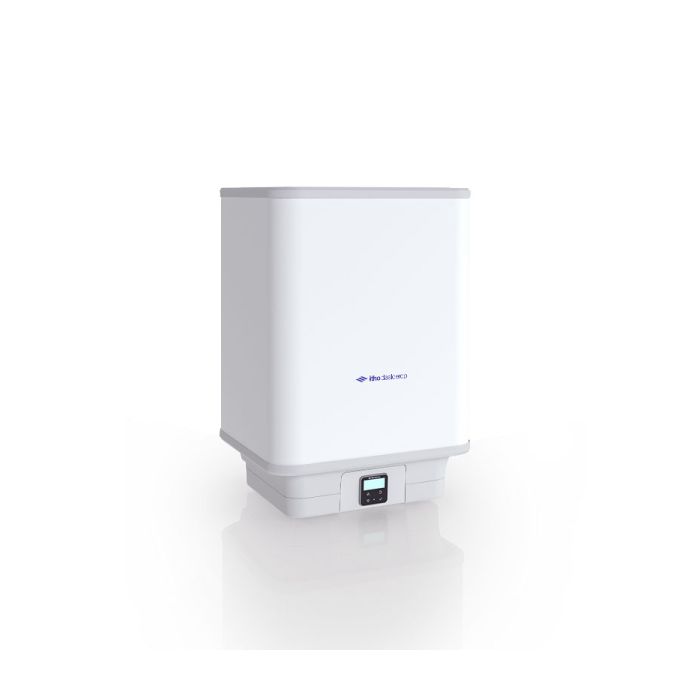 Vooraanzicht van de Itho Daalderop Smartboiler Mono Plus met een inhoud van 30 liter