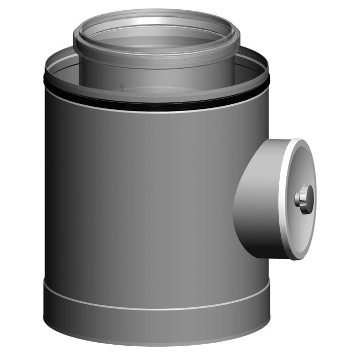 Ubbink Inspectiestuk Clv - Ø160/250 - Pptl/metaal