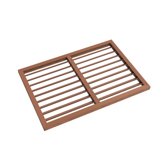 Evolar omkasting achterplaat - Large 1100 x 1200 - houtlook
