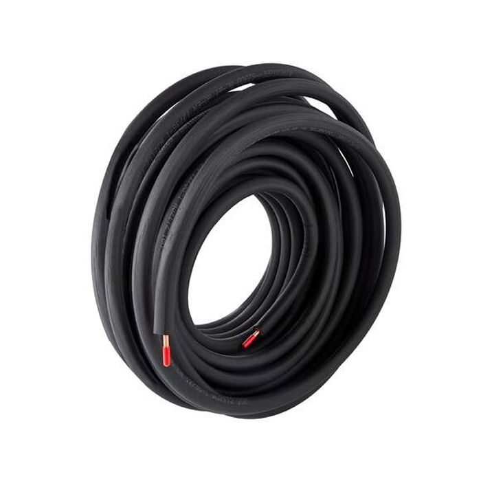 Aircotube geïsoleerde koelleiding S330-B Ø3/8" - rol 30 meter - zwart