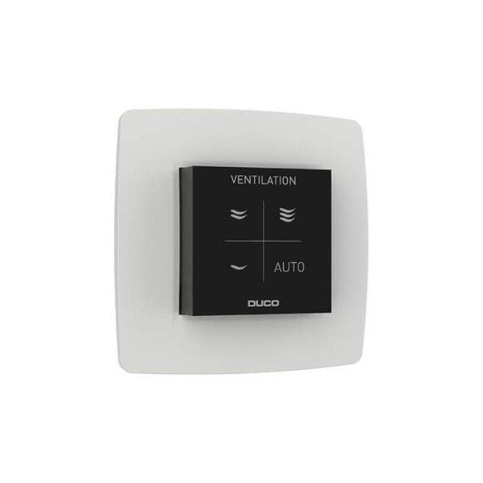 Duco CO2 ruimtesensor RF Wired - zwart