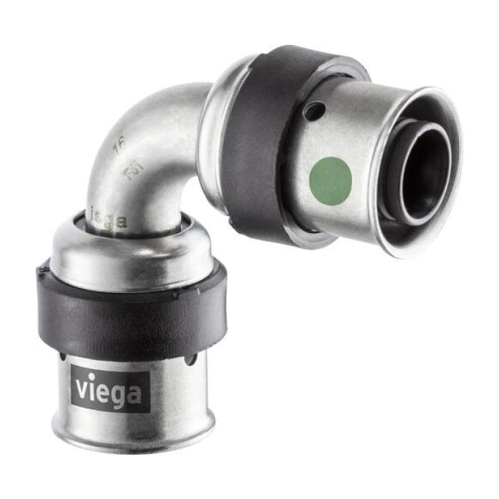 Viega Smartpress bocht 90° 16mm 2x pers - 729844