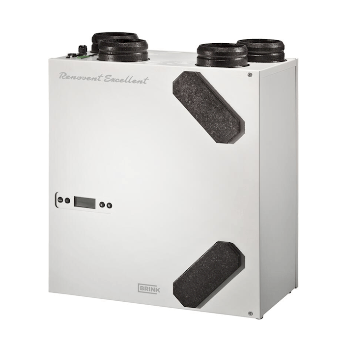 Brink Renovent Excellent 180 WTW 4/0b rechts 180m³/h