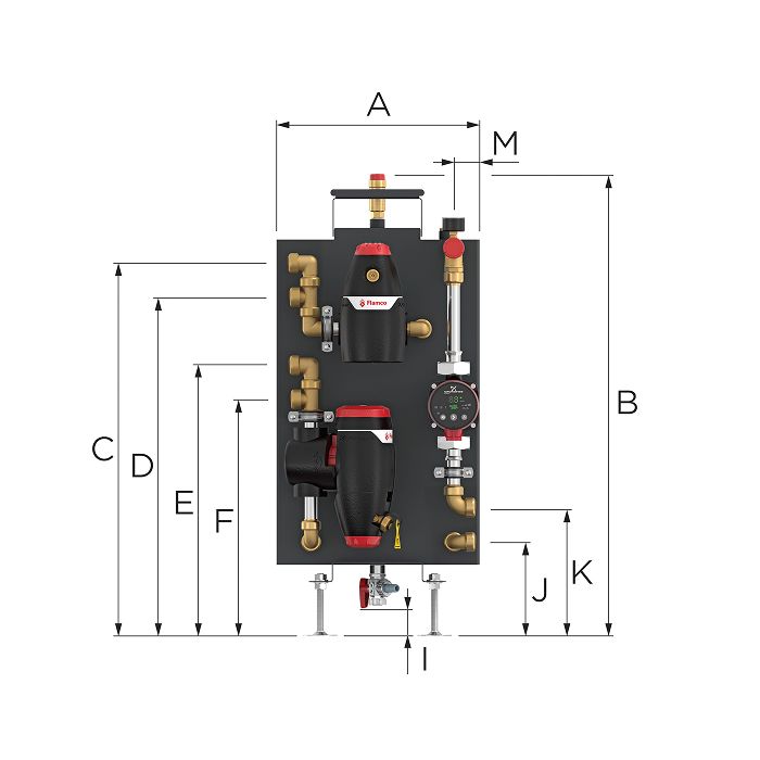 Flamco Flextherm warmtepomp skid