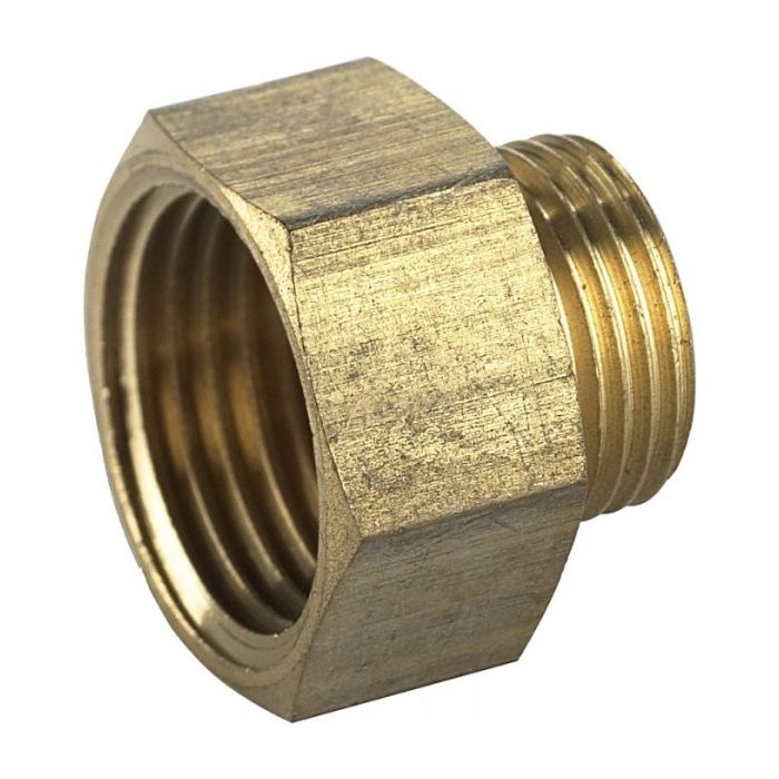Universeel Neusstuk 1/2" x 3/8" Chroom
