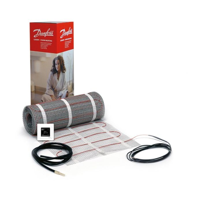 Danfoss EFTI elektrische vloerverwarming 3m2 met thermostaat