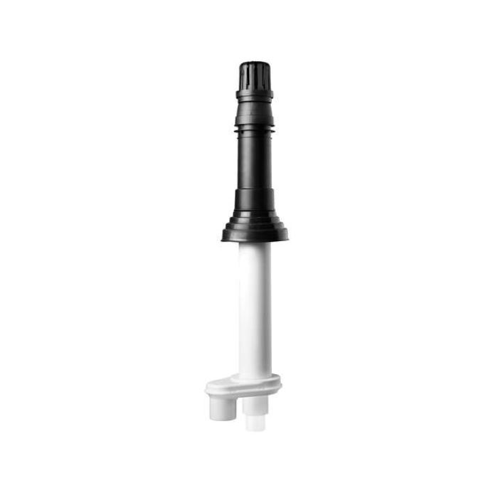 Ubbink Rolux Universe HR ALU 80-80 incl. schaal (flex) zwart