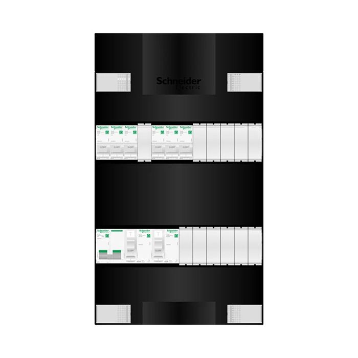 Schneider Electric groepenkast 1 fase - 6 groepen - Resi9