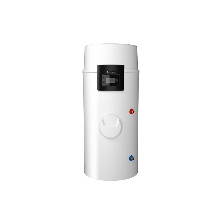 Vooraanzicht van de Remeha Azorra Ace warmtepompboiler 250 liter