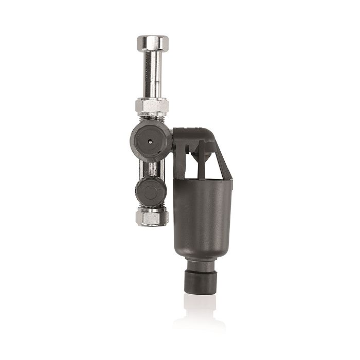 Vooraanzicht van de Itho Daalderop inlaatcombinatie 8 bar - 1/2" x 15 mm