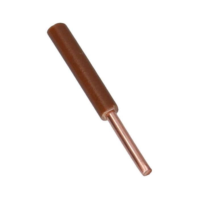 Eupen installatiedraad H07V-U 2.5mm² - bruin Eca - 100 meter