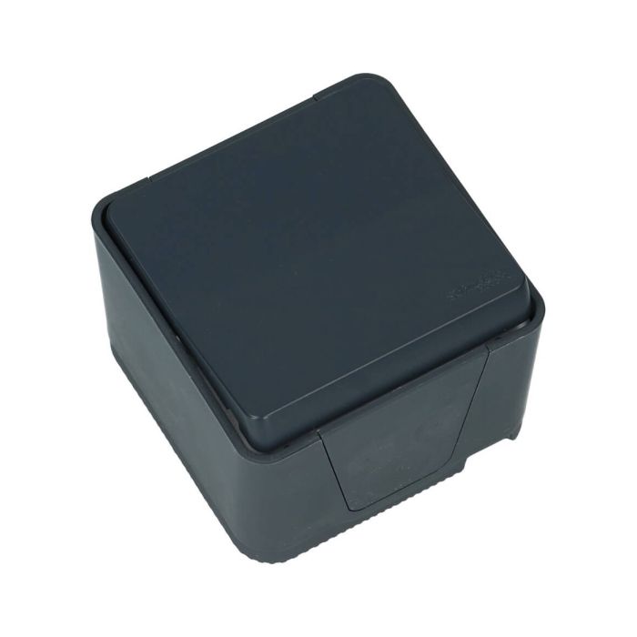 Schneider Electric Mureva IP55 wisselschakelaar grijs