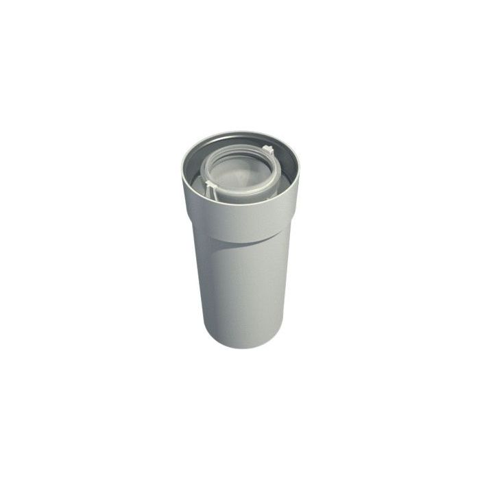 Ubbink UbiFit verlengbuis ø60/100mm - 250 mm - PPtl/KS