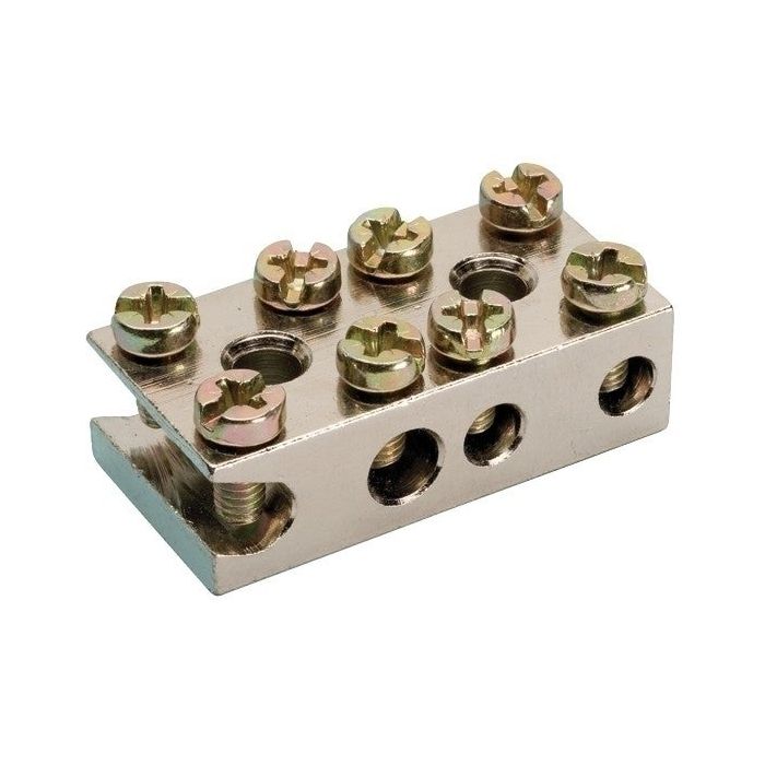 JMV radiatorklem D 2x25mm² + 2x6mm² schuin