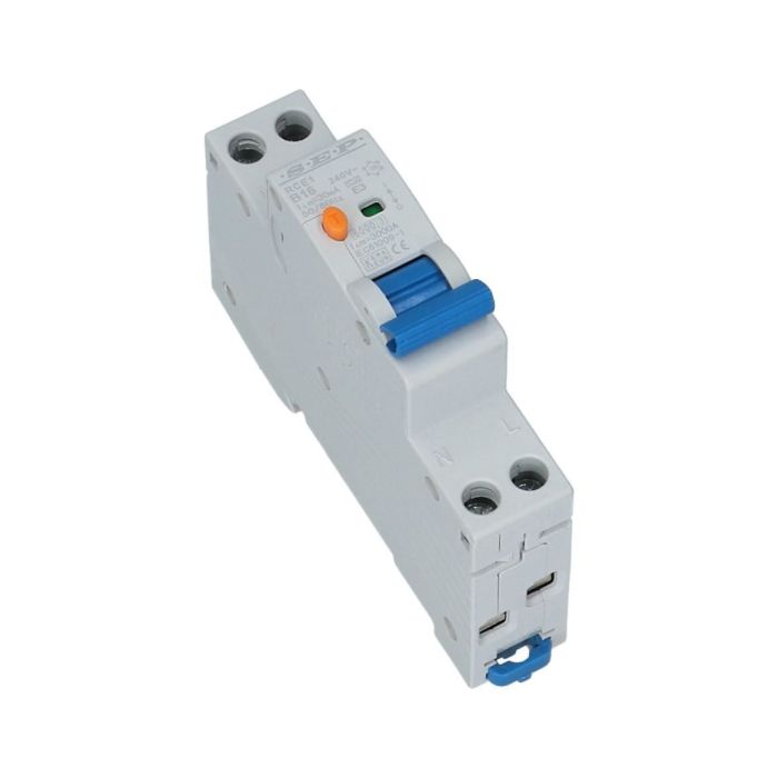 SEP aardlekautomaat 1 polig + nul 25A C 30mA 18mm 1 module