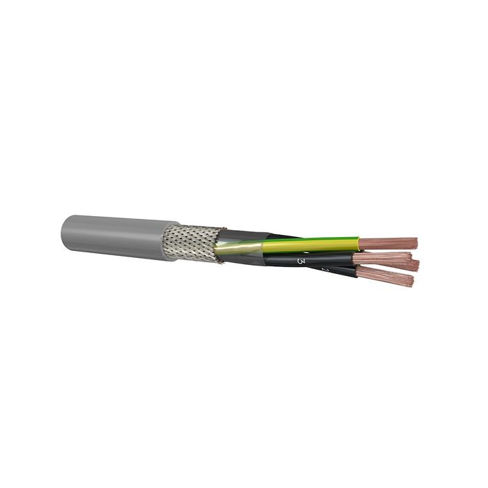 Dynamic stuurstroomkabel afgeschermd 4 x 1,5 mm² - rol 100 meter