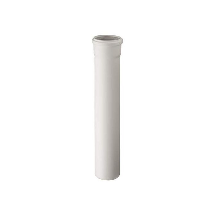 Ubbink Rolux verlengbuis 80 mm mof x spie enkelwandig PP wit L=250 mm