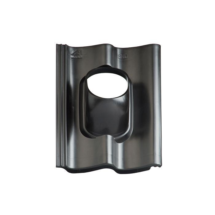 Ubbink doorvoerpan Ø131mm 1-pans 25-45° kunststof