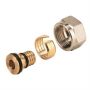 Heimeier knelset 3/4" x14/2mm PEX vernikkeld