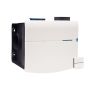 Voor/zijaanzicht van de Orcon ventilatiebox MVS-15RHBP - Vochtsensor en RFT - Perilex
