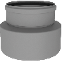 Burgerhout Pp Rookgas Verklein. Verslst 130-100 Mm