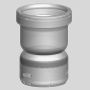 Ubbink Koppelstuk - Flex 50/mof Ø60 - Pptl