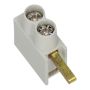 SEP aftakblok pin grijs 1 fase 2x10mm² hoog