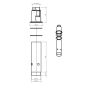 Burgerhout Miniflex Uitm.set Prefab Met Steun 60 Mm