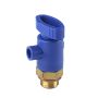 Comfort Line aftapper haaks knop 1/4" - 1 x buitendraad