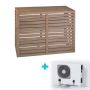 Evolar Evo-Cover omkasting + condensorschot - Medium 800 x 1100 x 550mm - houtlook