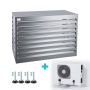 Evolar Evo-Cover omkasting - Large 1100 x 1200 x 650mm - licht antraciet