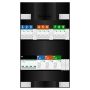 Schneider Electric groepenkast 3 fase - 9 groepen - Resi9