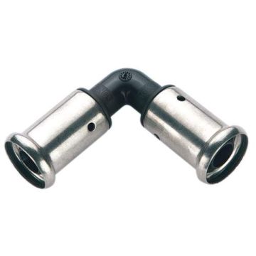 Henco knie 90° 14x14 pers - 1PK-1414