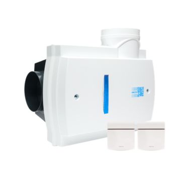 Orcon Compact-10RH ventilatiebox - 2x CO₂-sensor - Eurostekker