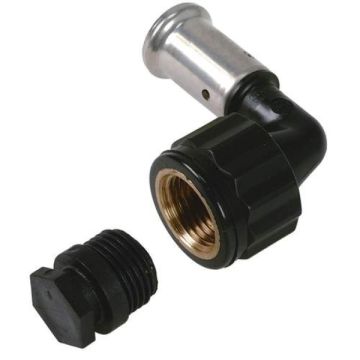 Henco kniekoppeling 90° 20x1/2 pers x binnendraad - 6PK-2004BP