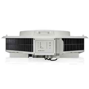 Vooraanzicht van de Itho Daalderop CAS 3.2 TO dakventilator 400V