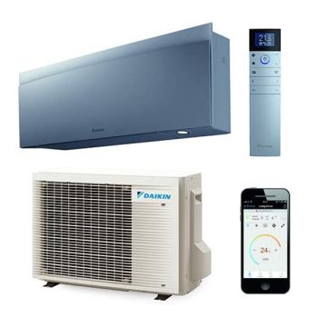 Totaalpakket van de Daikin Emura split unit airco 2,0kW zilver