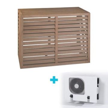 Evolar Evo-Cover omkasting + condensorschot - Medium 800 x 1100 x 550mm - houtlook