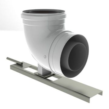 Burgerhout Twinflex Onderst.bocht 60/100 + Strip