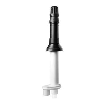 Ubbink Rolux Universe HR ALU 80-80 incl. schaal (flex) zwart