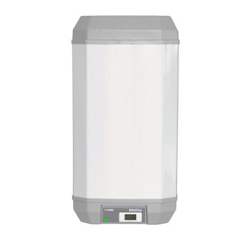 Vooraanzicht van de Nibe Melite elektrische boiler - 120 liter