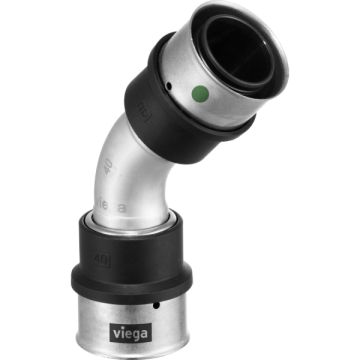 Viega Smartpress bocht 45° 25mm 2x pers - 730154