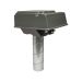 Voor/zijaanzicht van de Orcon MPV-10W pijpdakventilator Voor/zijaanzicht van de Orcon MPV-10W pijpdakventilator