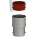 Burgerhout Koppelst Rvs 80-80 Spie-flex + Klemstrip Burgerhout Koppelst Rvs 80-80 Spie-flex + Klemstrip