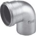 Burgerhout Alu-fix Bocht 100 90° Burgerhout Alu-fix Bocht 100 90°